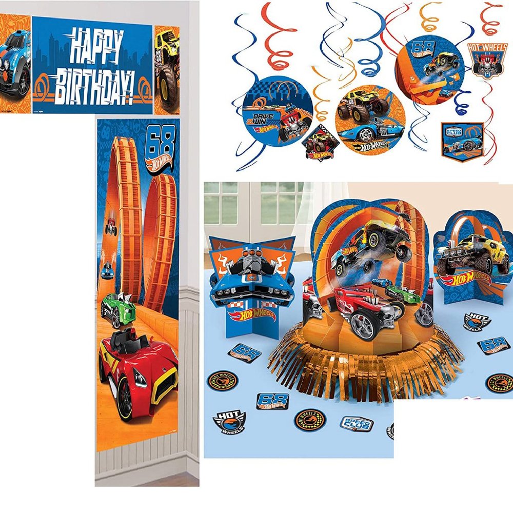 Hot Wheels Party Decorations Pack